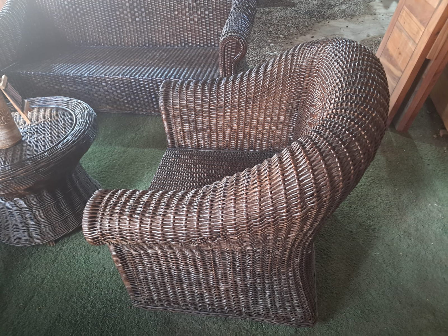 Juego de muebles de mimbre