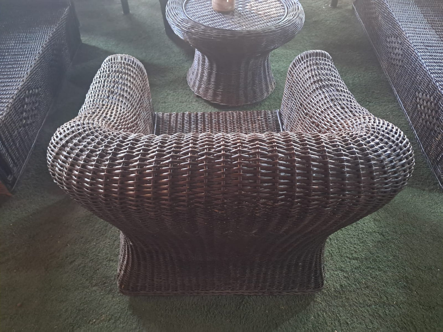 Juego de muebles de mimbre