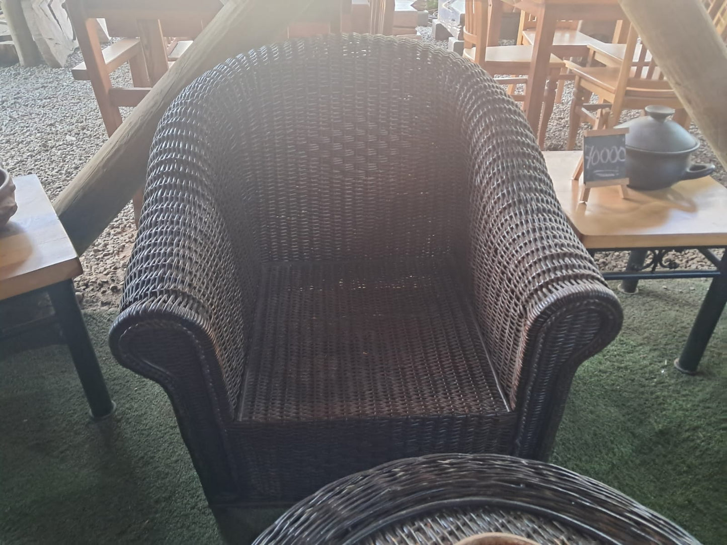 Juego de muebles de mimbre