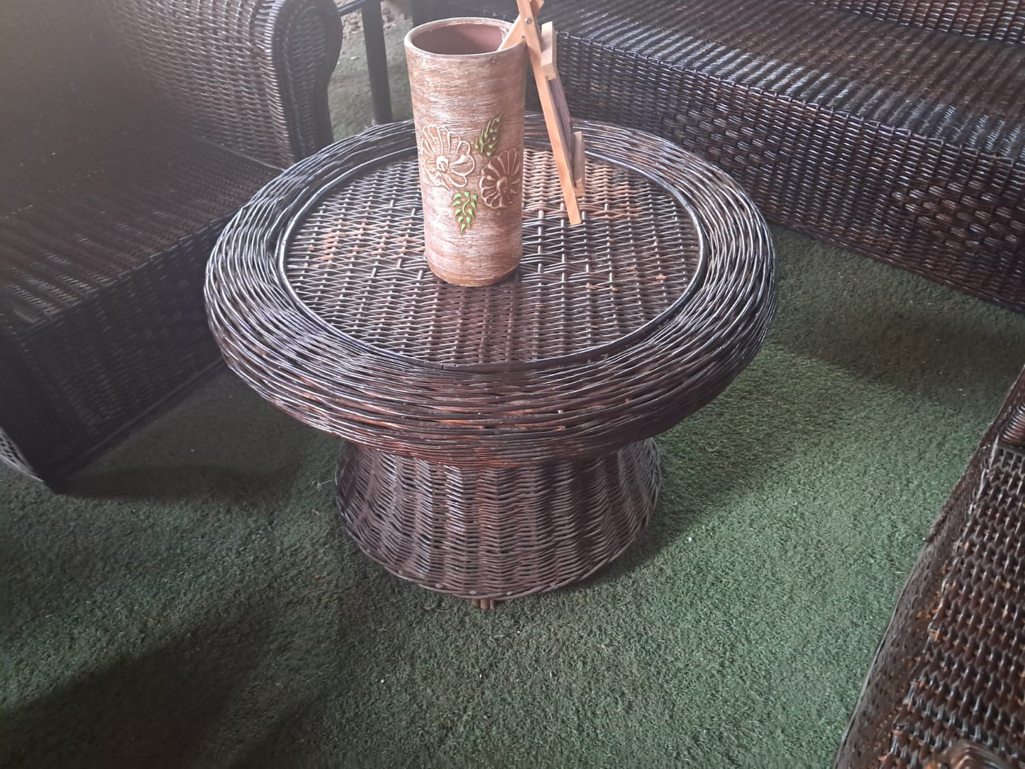 Juego de muebles de mimbre