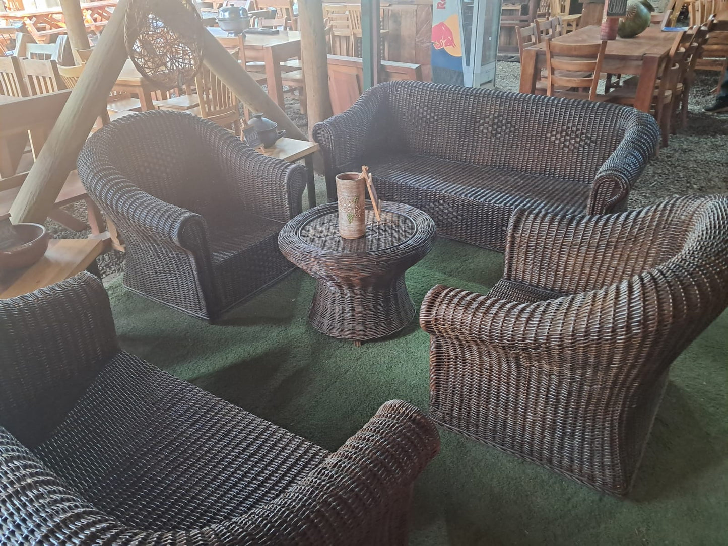 Juego de muebles de mimbre