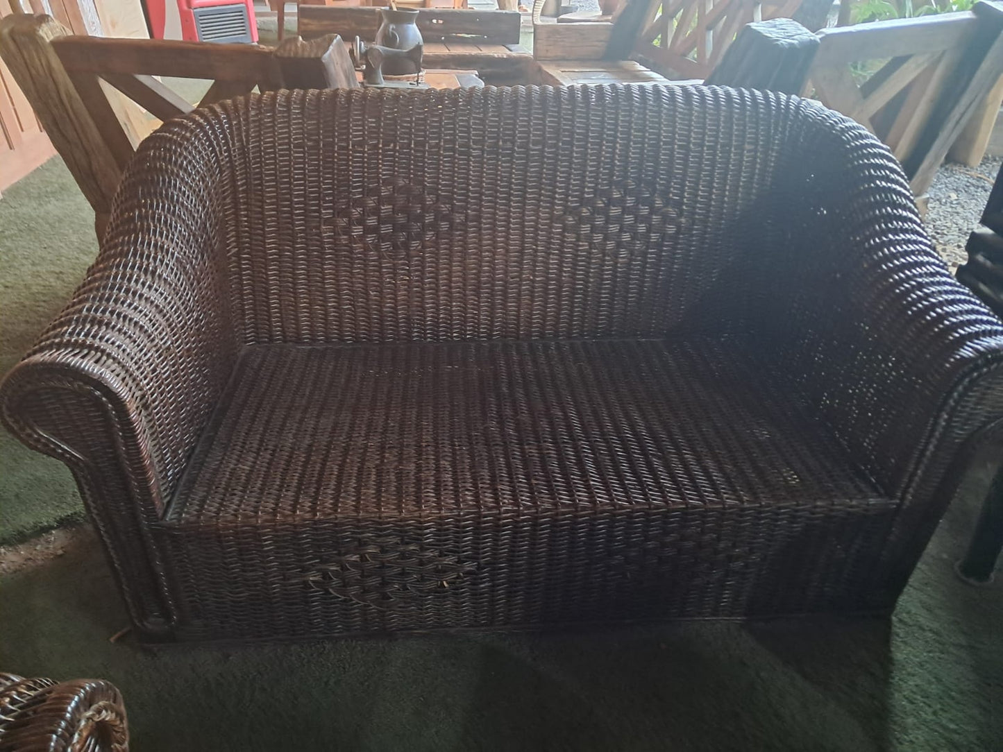 Juego de muebles de mimbre
