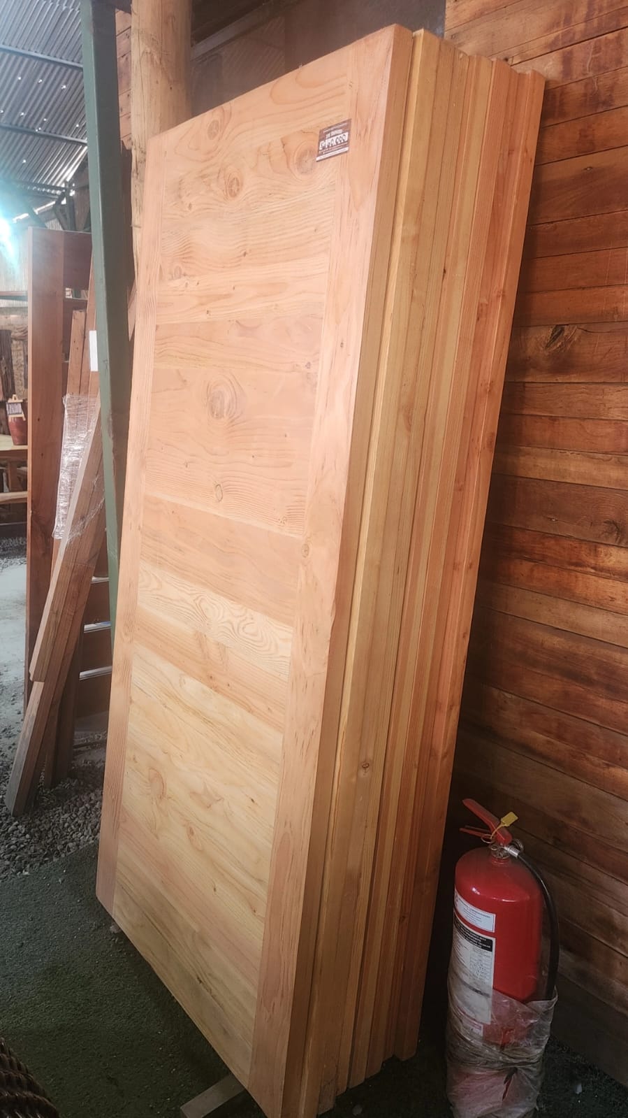 Puertas de Pino Oregón – Diseño Liso 80x200 cm