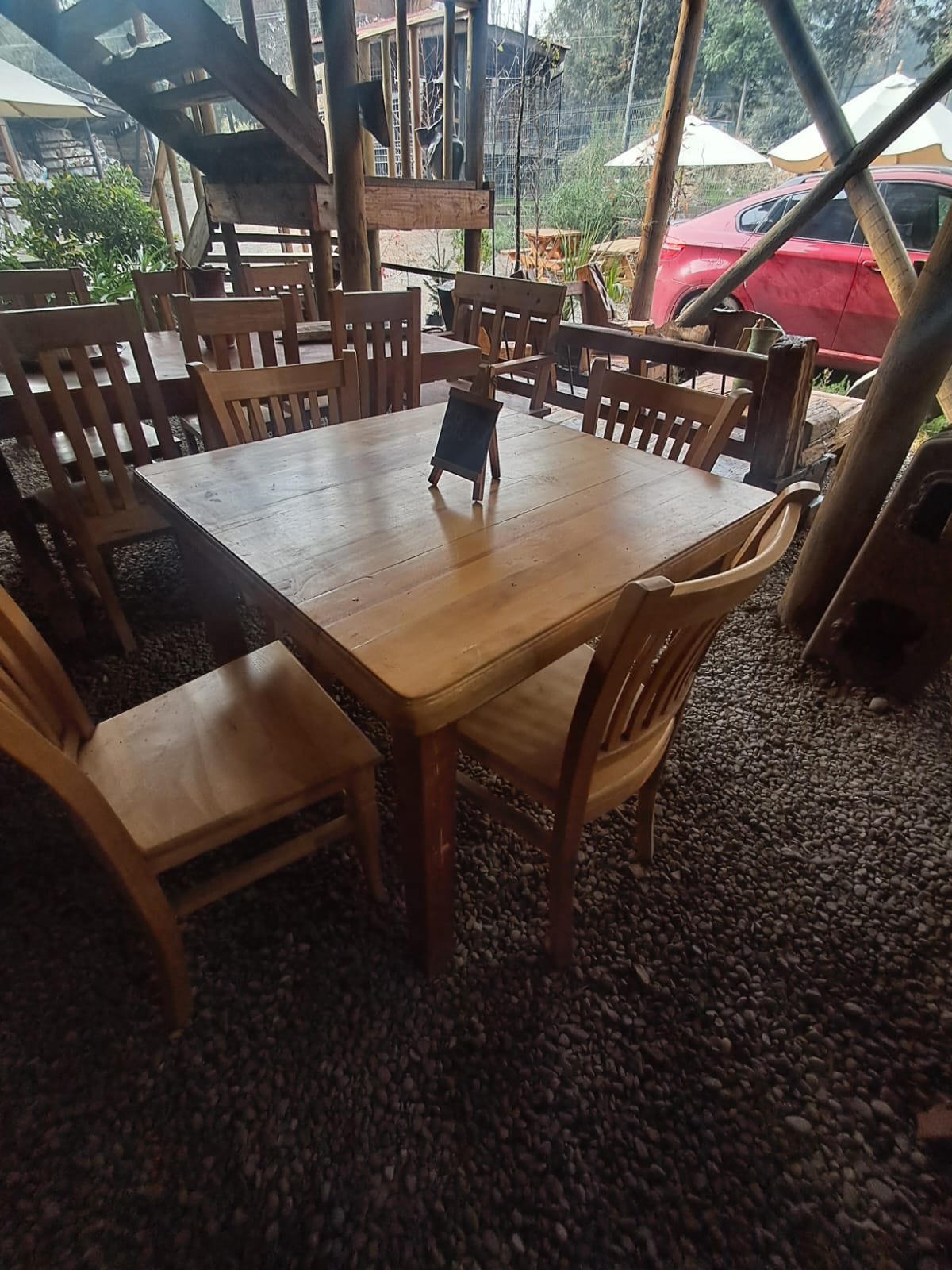 Comedor Cuadrado para 4 Personas De madera de Roble