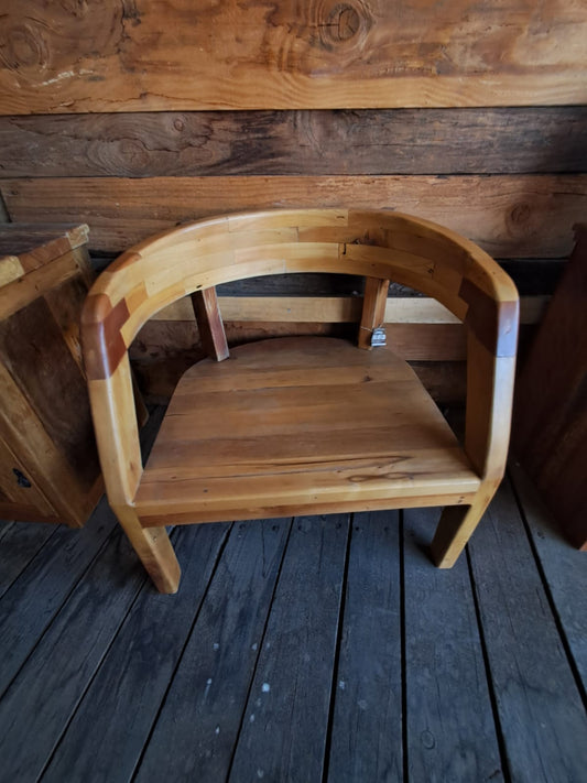 Sillón clásico Curvo de Madera