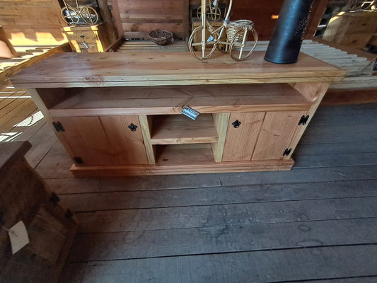 rack rustico de pino Oregón