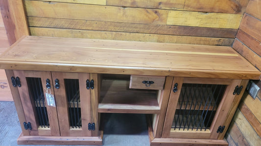Rack Rustico para Tv- Estilo, Calidez y Funcionalidad en un solo Mueble