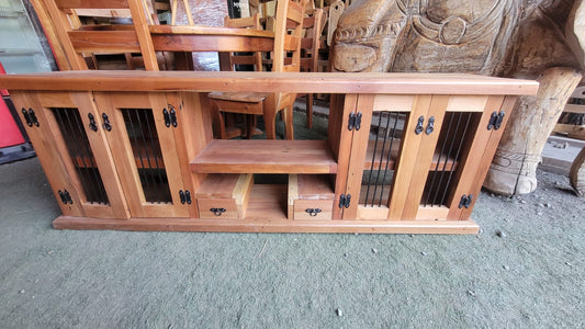 Rack de Roble Macizo para TV