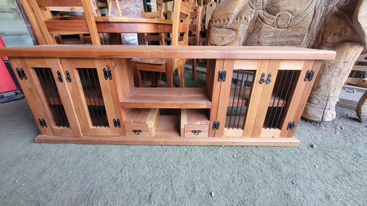 Rack de Roble Macizo para TV