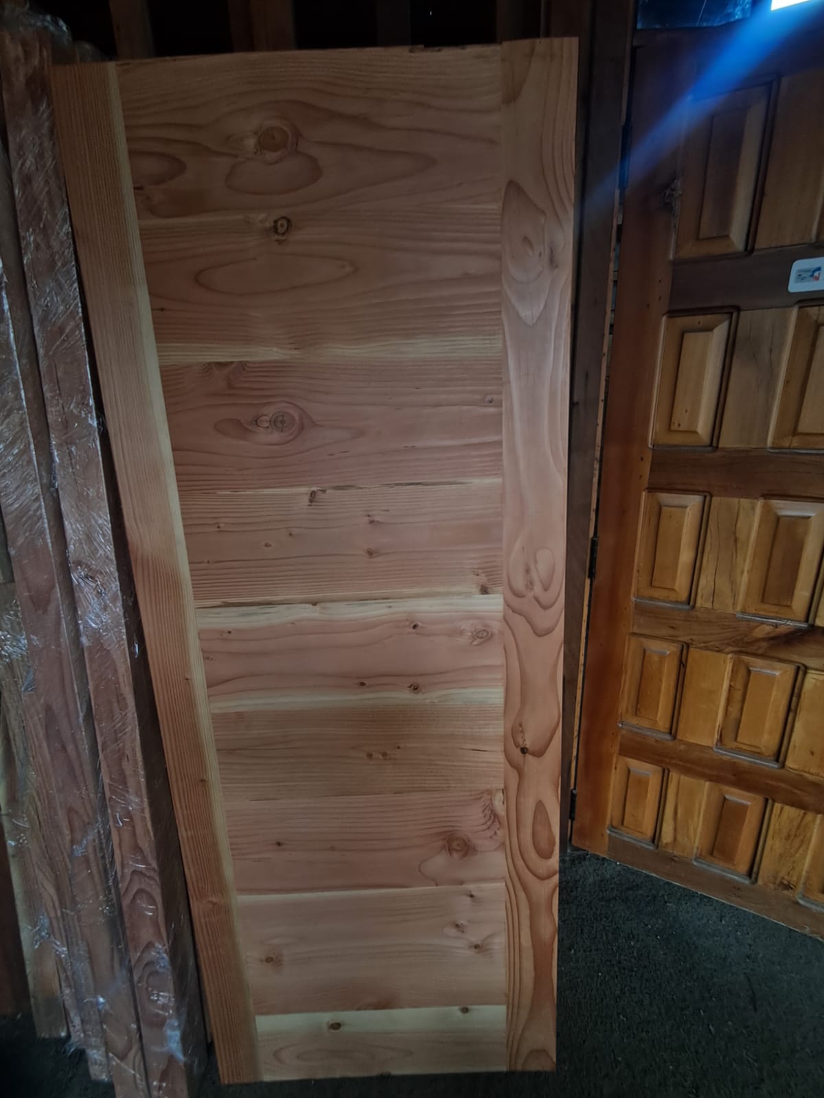 Puertas de Pino Oregón – Diseño Liso 80x200 cm