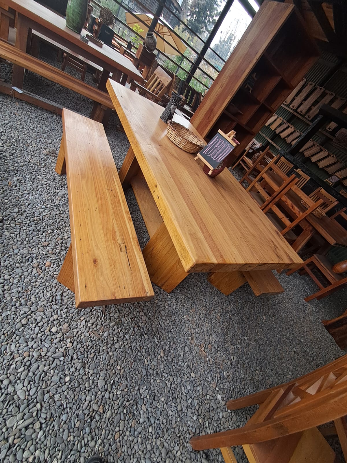 Comedor Rustico de roble “Veta Viva”