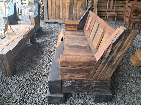 juego de muebles rustidos durmiente
