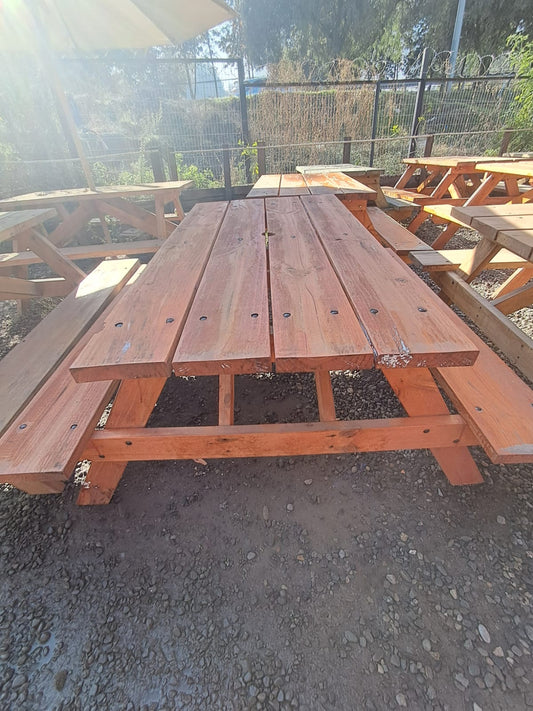 Mesa de Picnic Rustica de madera de pino