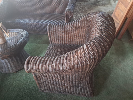 Juego de muebles de mimbre