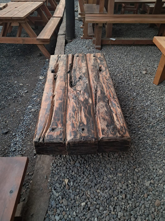 Mesa de Centro de rustica de roble