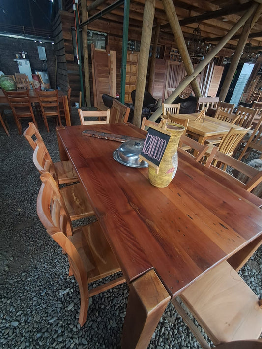 Comedor de Madera de roble con Acabado Natural