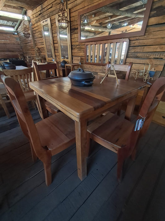 Comedor Cuadrado de Madera de roble