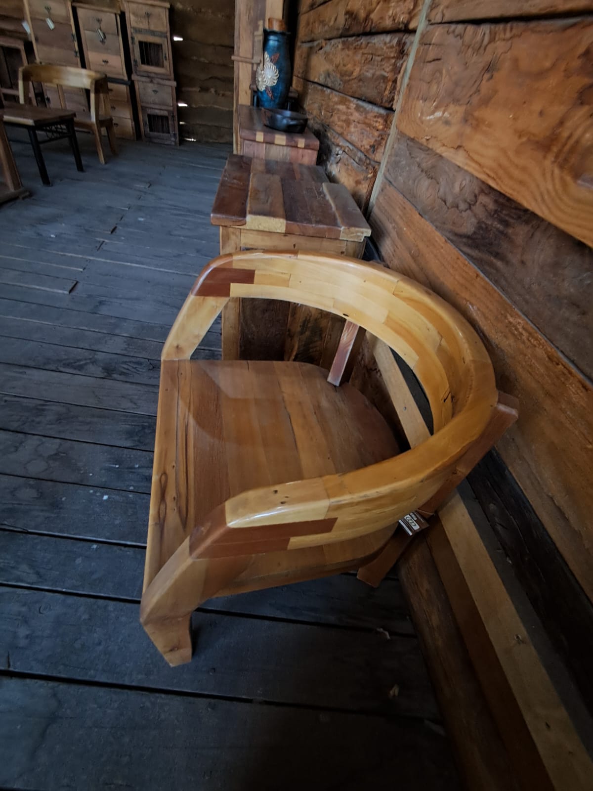 Sillón clásico Curvo de Madera