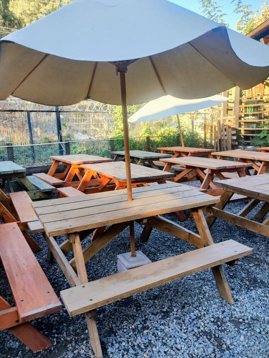 Promoción por 4 mesas de camping